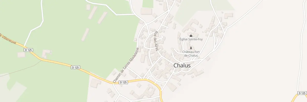 Plan du 5006 Rue de la Vigne à Chalus