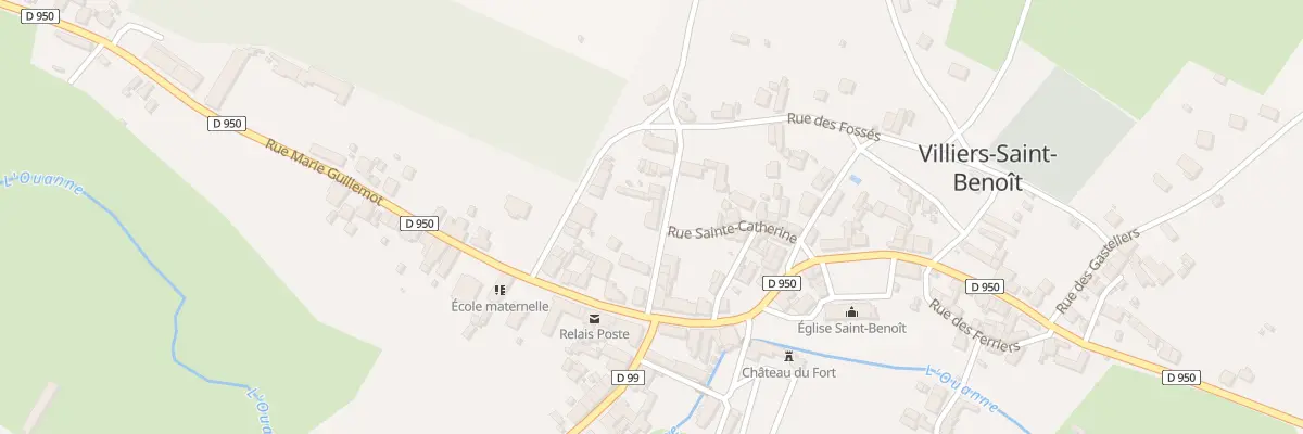 Plan du 59 Le Village à Villiers-Saint-Benoît