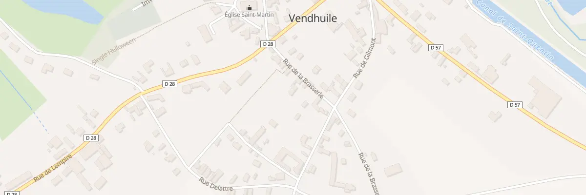 Plan du 6 Rue de la Brasserie à Vendhuile