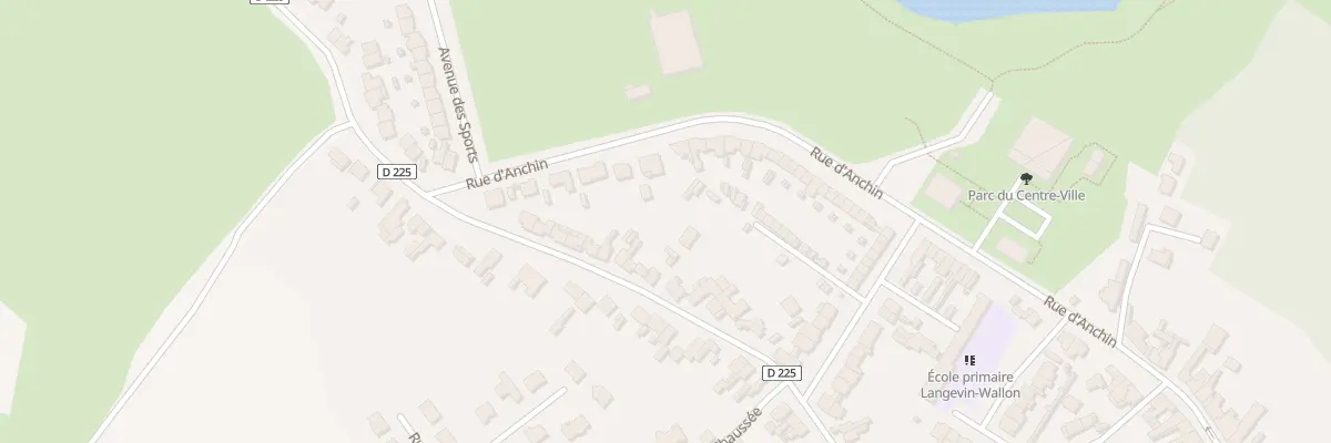 Plan du 32 Rue Jean Jaures à Pecquencourt