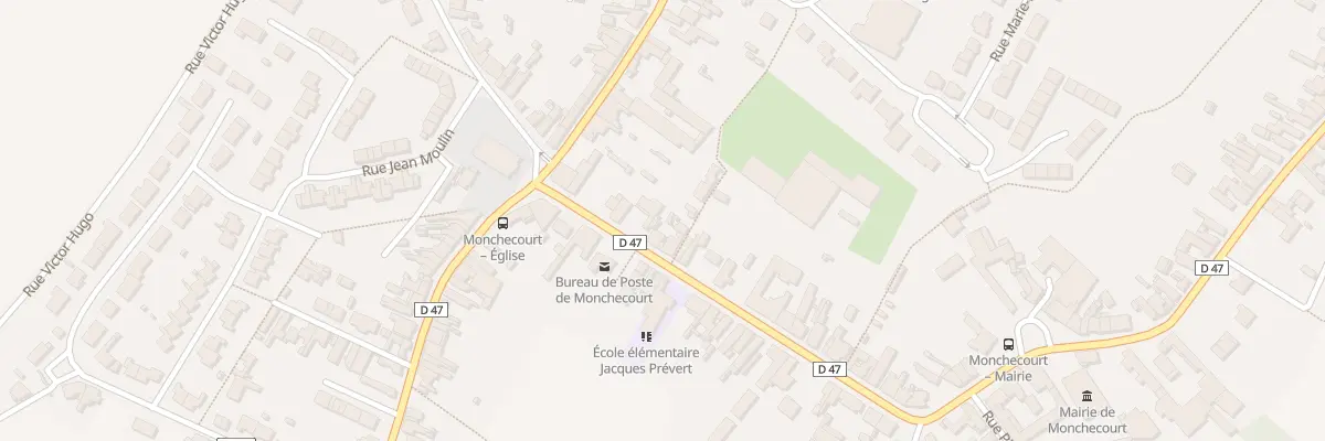 Plan du 48 Rue Jean Jaures à Monchecourt