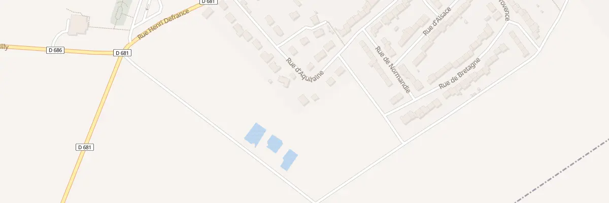 Plan du 20 Rue d’Aquitaine à Holnon