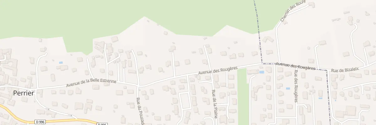 Plan du 11 Av des Rougères à Perrier