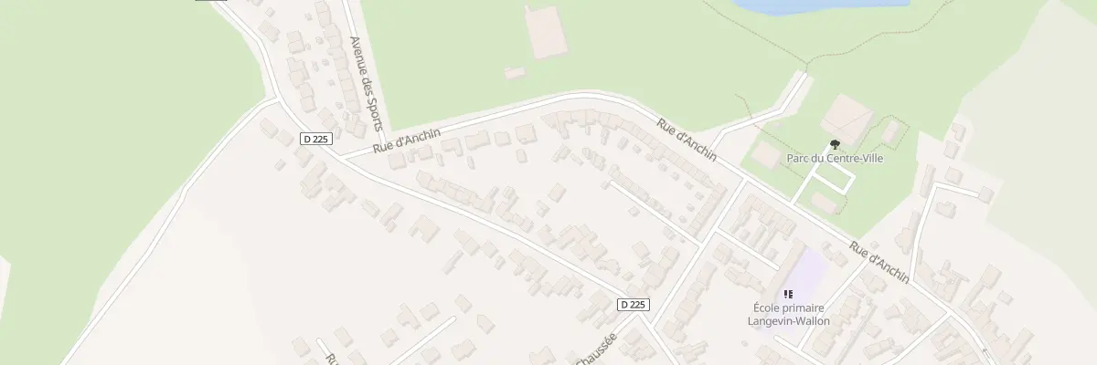 Plan du 30 Rue Jean Jaures à Pecquencourt