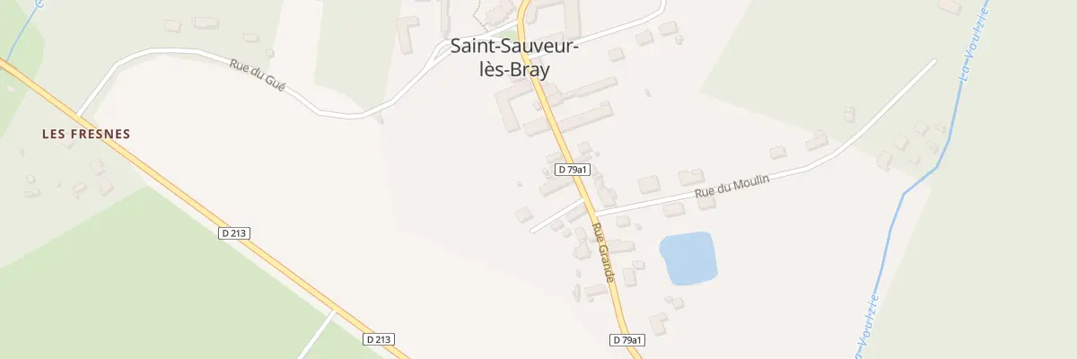 Plan du 25 Rue Grande à Saint-Sauveur-lès-Bray