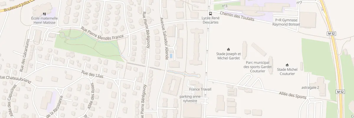 Plan du 55 Av Salvador Allende à Cournon-d’Auvergne