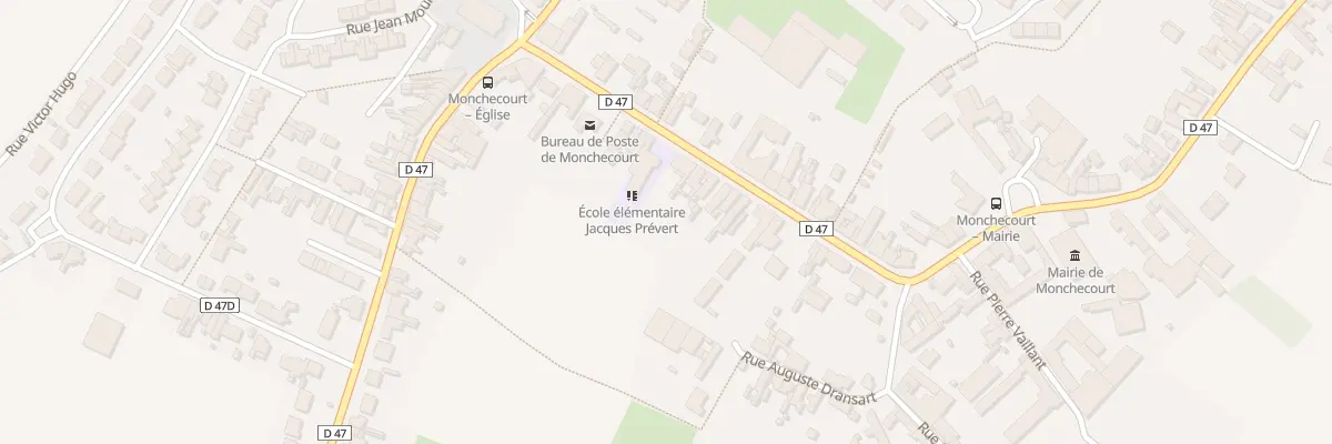 Plan du 31 Rue Jean Jaures à Monchecourt