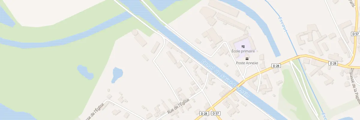 Plan du 8 Rue de l’Eglise à Vendhuile