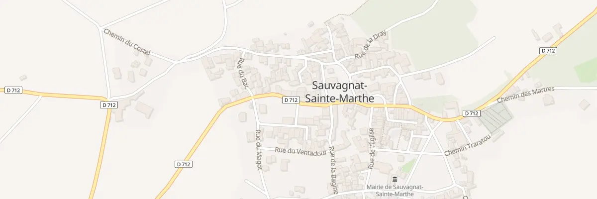 Plan du 14 Rue de la Marounne à Sauvagnat-Sainte-Marthe