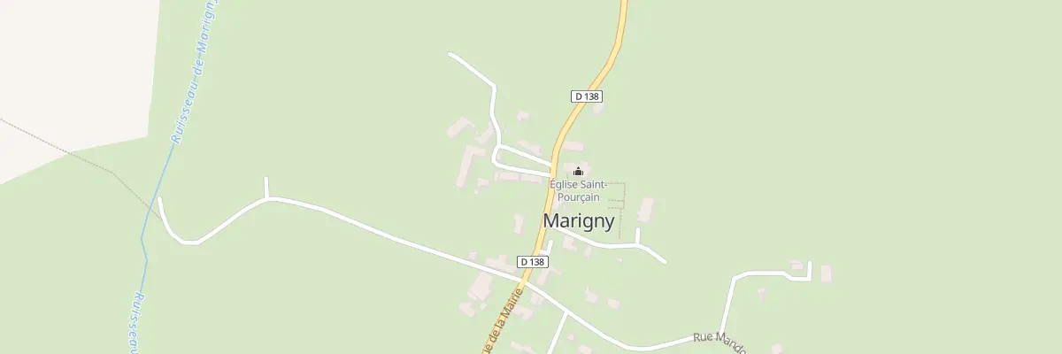 Plan du 6 Pl de l’Église à Marigny