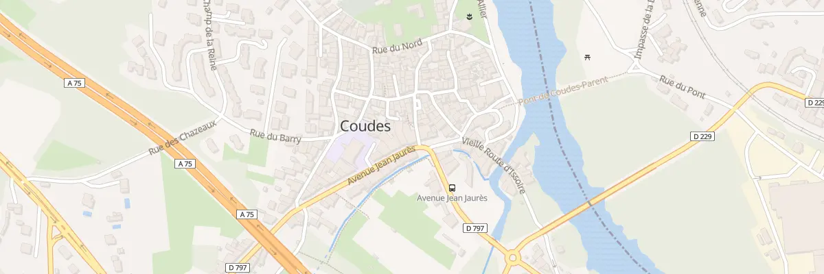 Plan du 4 Av Jean Jaures à Coudes