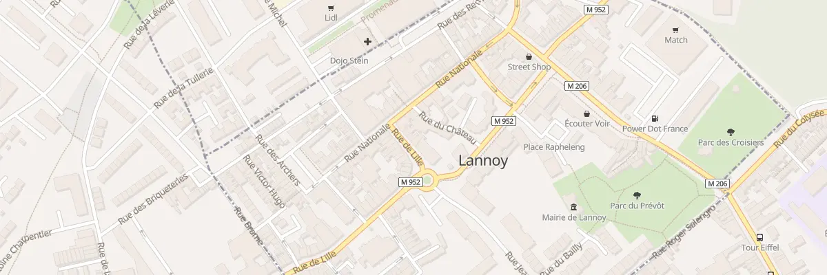 Plan du 1 Rue de Lille à Lannoy