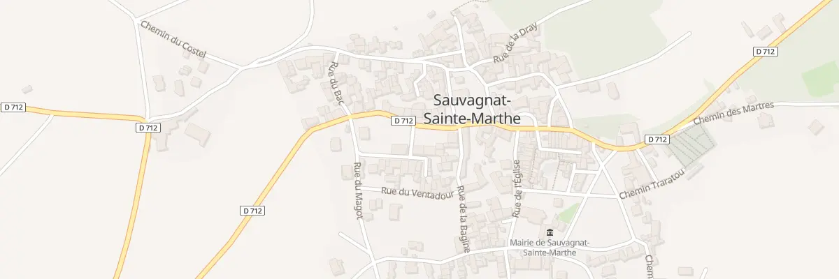 Plan du 1 Rue du Pressoir à Sauvagnat-Sainte-Marthe