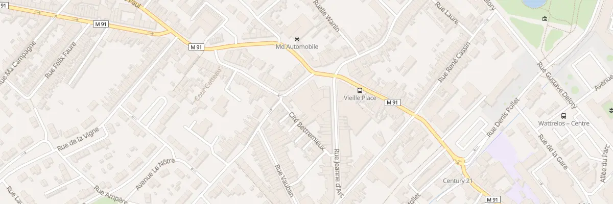 Plan du 11 Rue Henri Briffaut à Wattrelos
