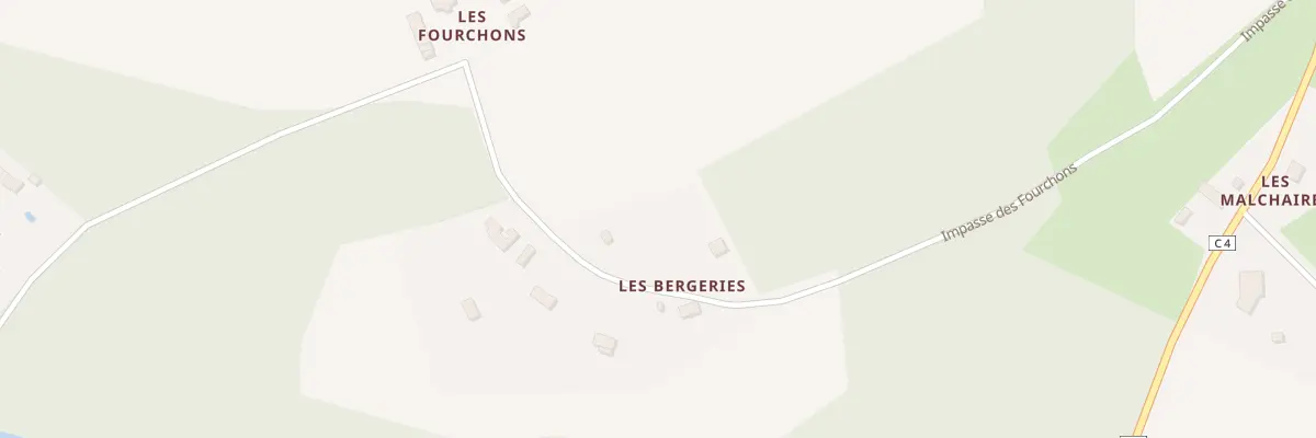 Plan des Fourchans à Sommecaise