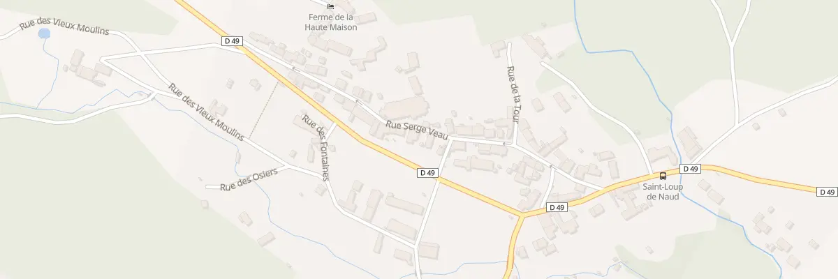 Plan du 11 Rue Serge Veau à Saint-Loup-de-Naud
