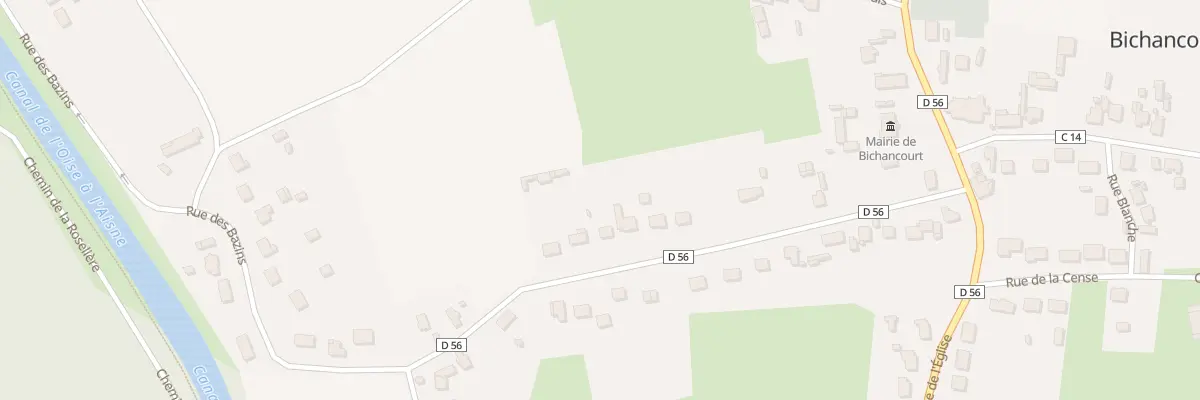 Plan du 13 Rue des Roches à Bichancourt