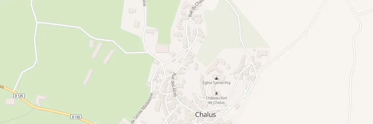 Plan du 5033 Chalus à Chalus