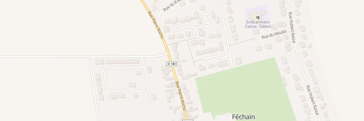 Plan du 62 Rue Pierre Bochu à Féchain