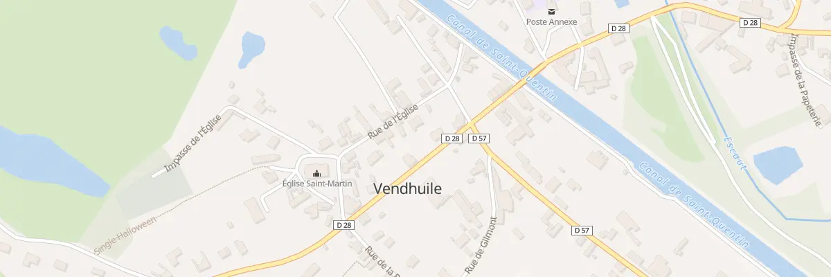 Plan du 5 Rue de l’Eglise à Vendhuile
