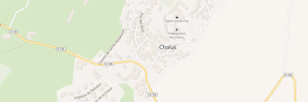 Plan du 5061 Chalus à Chalus