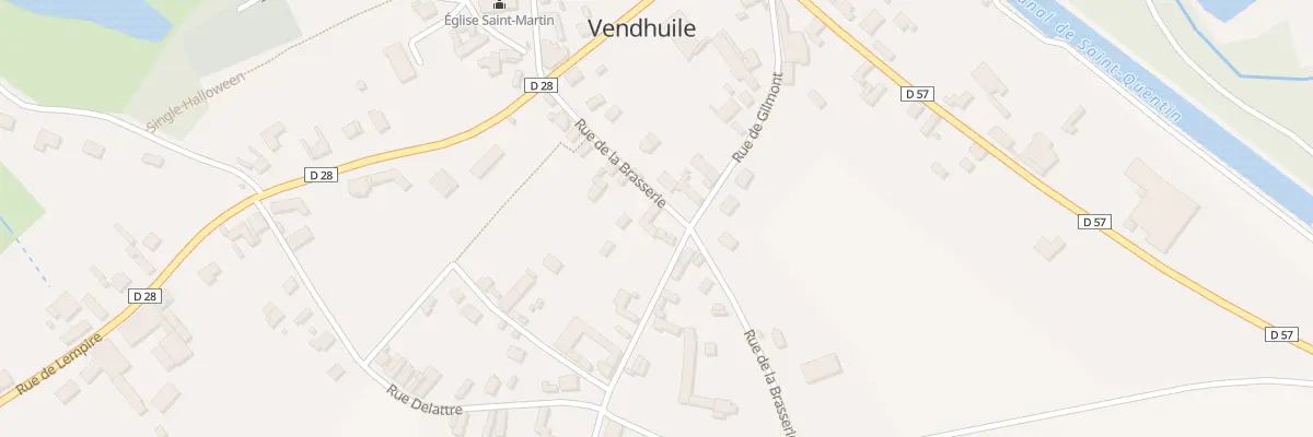 Plan du 12 Rue de la Brasserie à Vendhuile