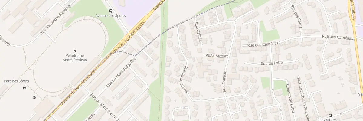 Plan du 25 Rue Jacques Brel à Lys-lez-Lannoy