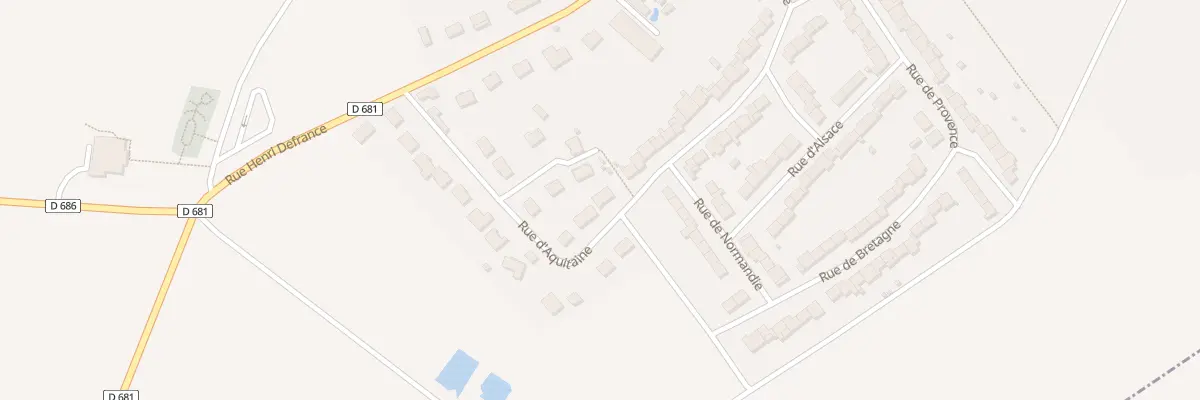 Plan du 15 Rue d’Aquitaine à Holnon