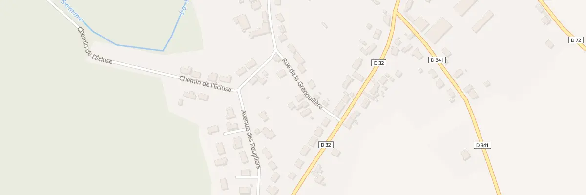 Plan du 33 Rue de la Grenouillère à Seraucourt-le-Grand