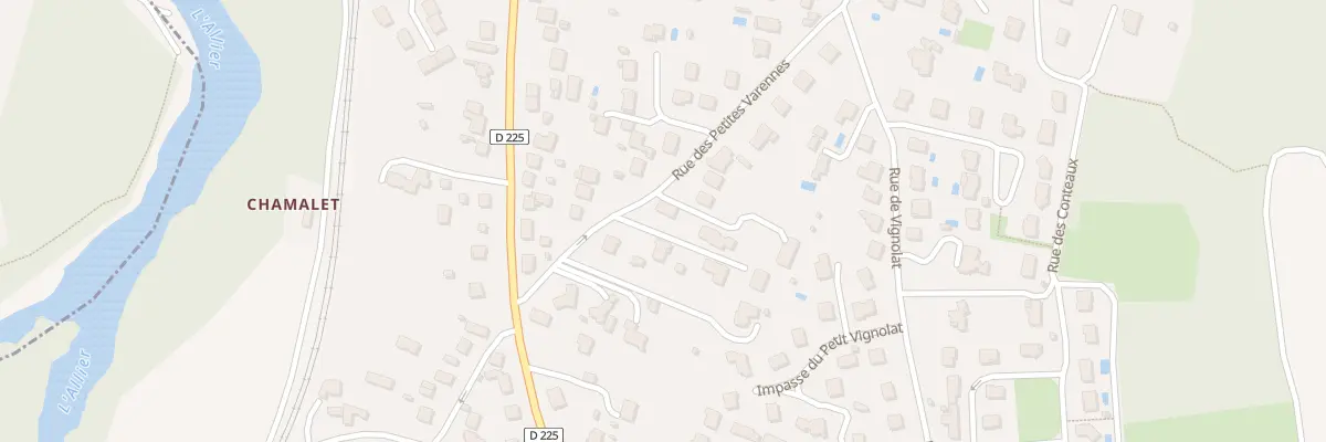 Plan du 120 Rue des Petites Varennes à Vic-le-Comte