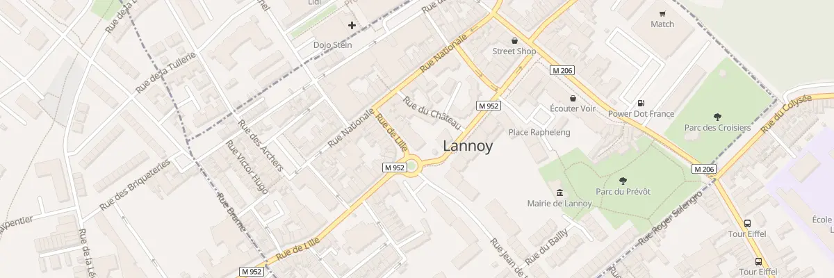 Plan du 5 Rue de Lille à Lannoy