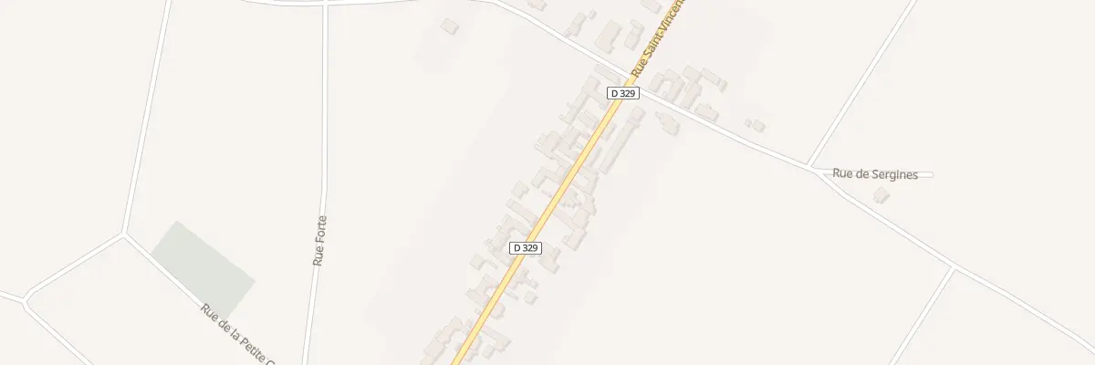 Plan du 65 Rue des Préaux à Serbonnes