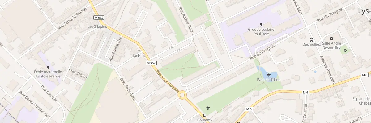 Plan du 46 Rue du Progrès à Lys-lez-Lannoy