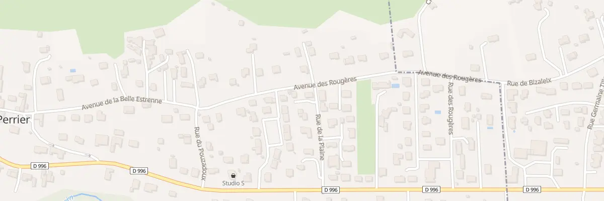 Plan du 7 Rue de la Plaine à Perrier