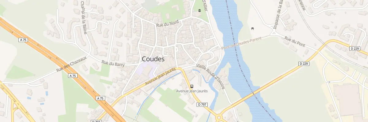 Plan du 1B Rue du Pont à Coudes