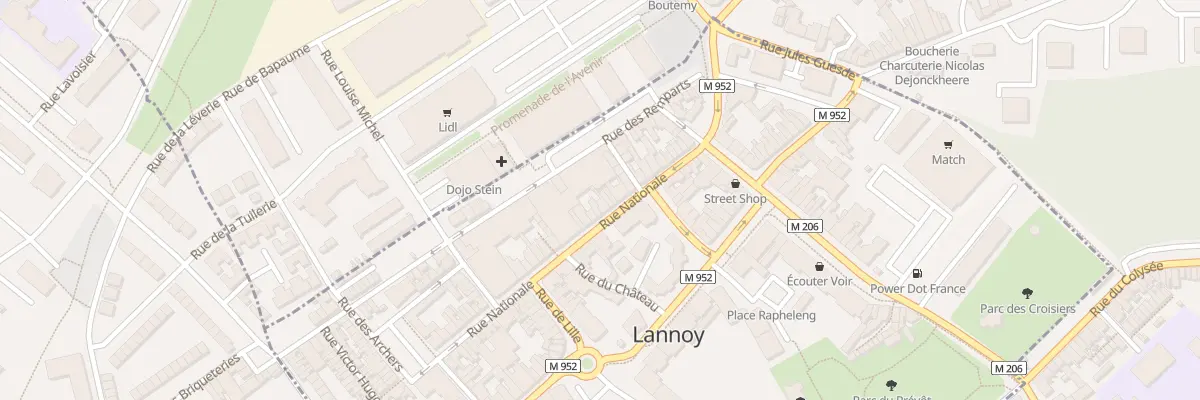 Plan du 28 Rue Nationale à Lannoy