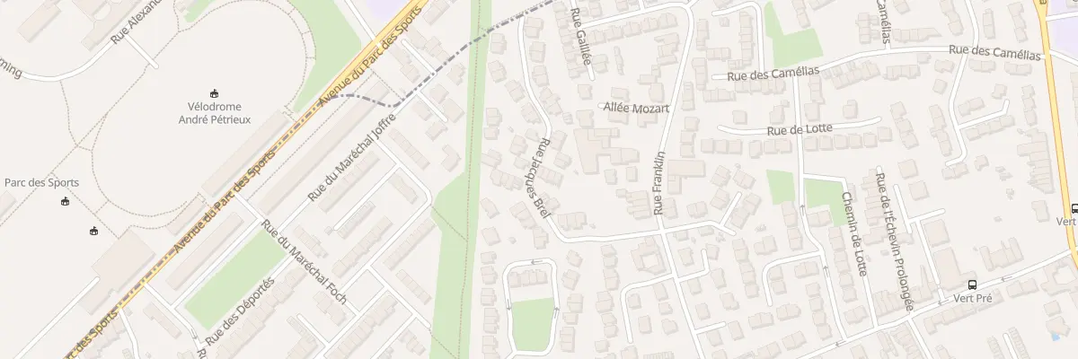 Plan du 10 Rue Jacques Brel à Lys-lez-Lannoy