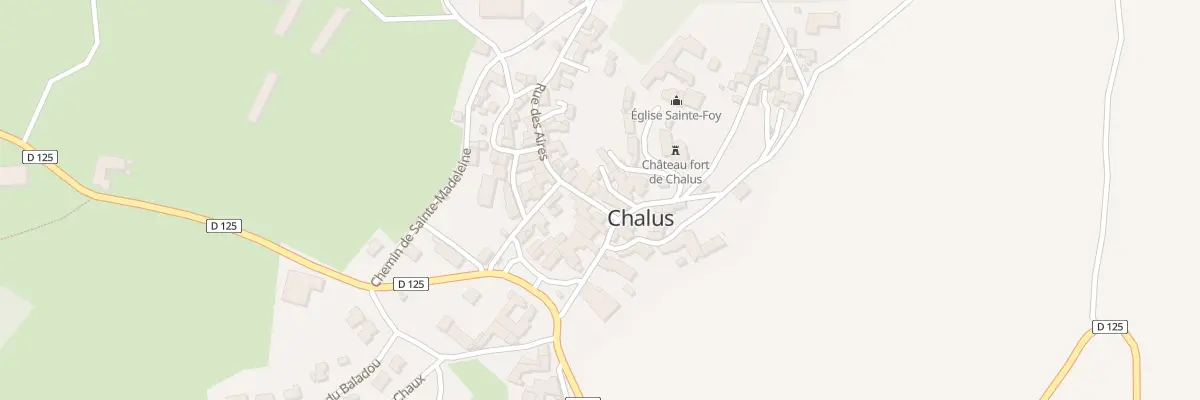 Plan du 5018 Rue des Aires à Chalus