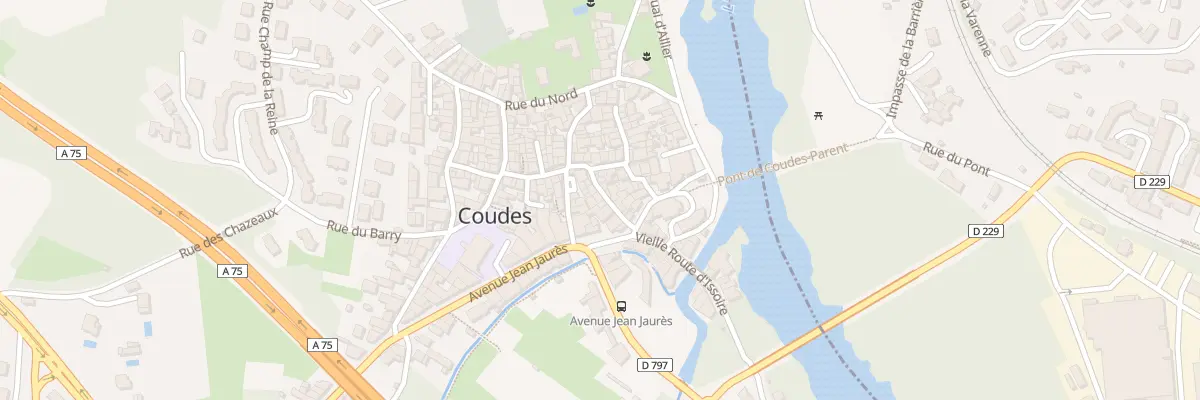 Plan du 3 Rue Saint-Verny à Coudes