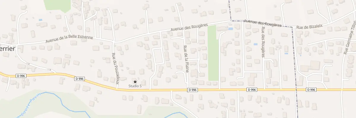Plan du 3 Rue de la Plaine à Perrier