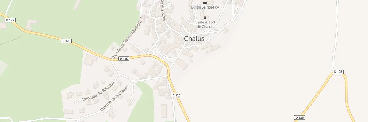 Plan du 5016 Chalus à Chalus