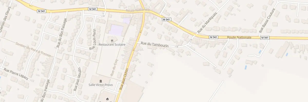 Plan du 7 Rue du Tambourin à Chéreng