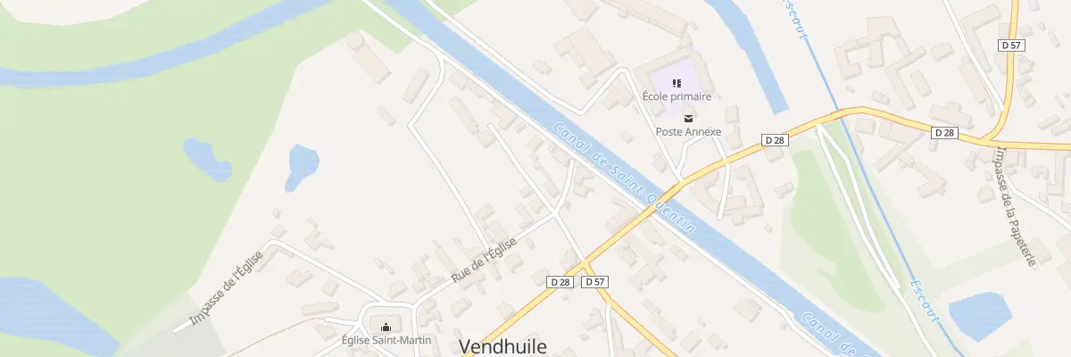 Plan du 6 Rue de l’Eglise à Vendhuile
