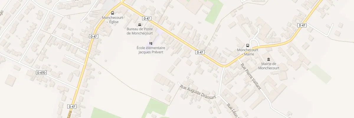 Plan du 17 Rue Jean Jaures à Monchecourt