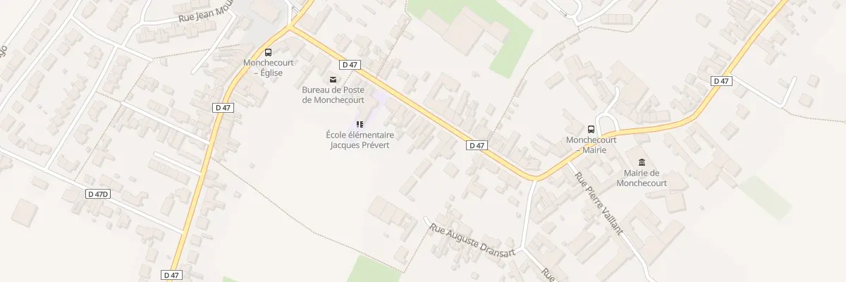 Plan du 21 Rue Jean Jaures à Monchecourt