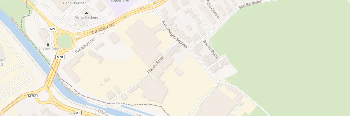Plan du 111 Rue du Sartel à Wattrelos