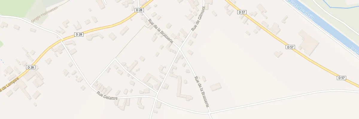 Plan du 1 Rue de Gilmont à Vendhuile