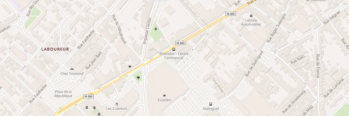 Plan du 103 Rue Carnot à Wattrelos