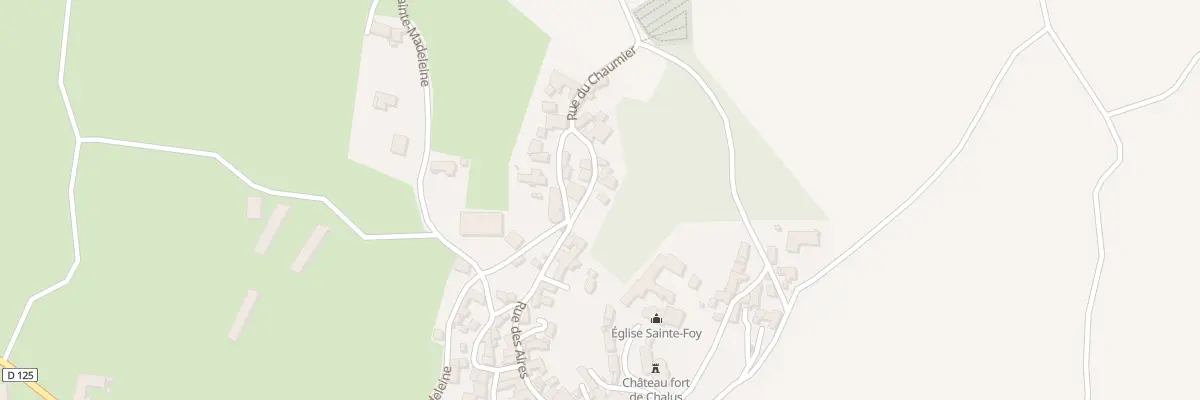Plan du 5082 Chalus à Chalus