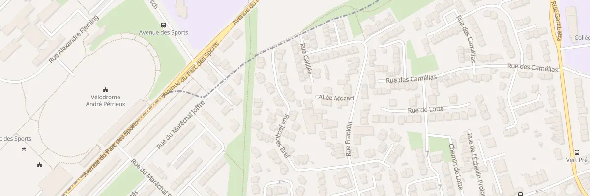 Plan du 26 Rue Jacques Brel à Lys-lez-Lannoy